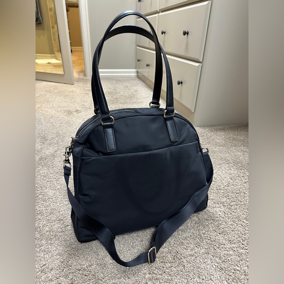 Lo & Sons O.M.G Women's Travel Bag, Black/Gold/Lavender - Picture 8 of 10